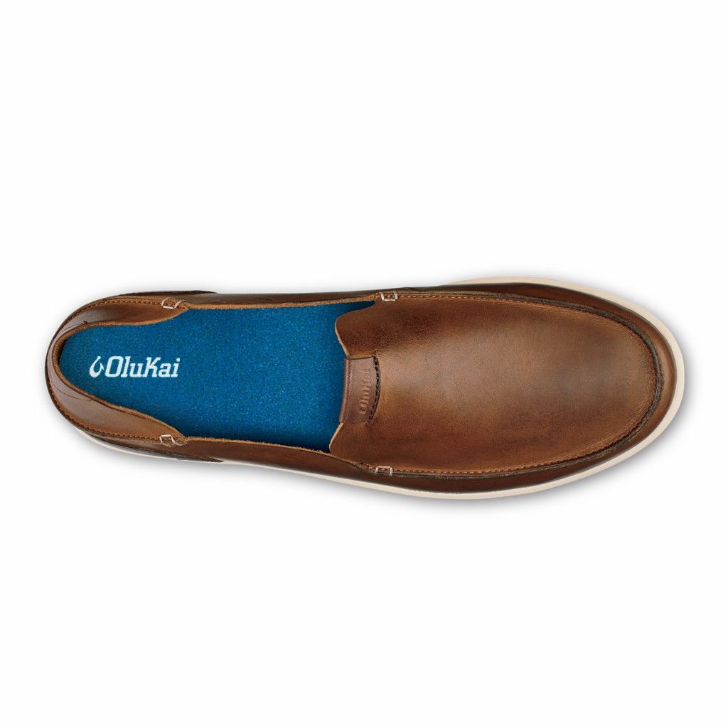 Zapatos Olukai Nalukai Slip On - Zapatos Hombre Cafes 20248-763